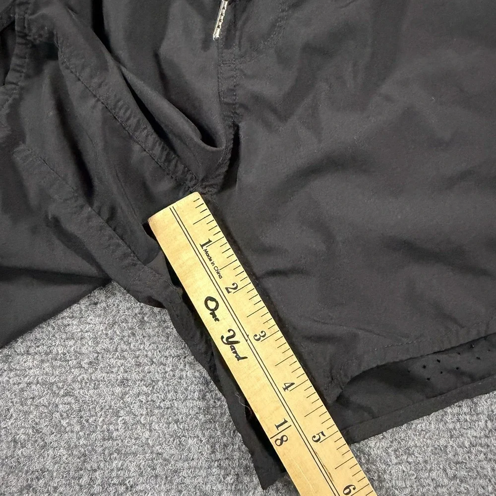 Baseball Lifestyle 101 Shorts Mens Small Black Athletic Drawstring